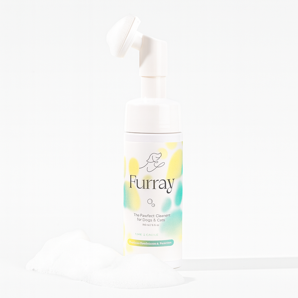 Furry The Pawfect Paw Cleaner for dogs and cats — natural ingredients, rinse-free formula for gentle paw cleaning