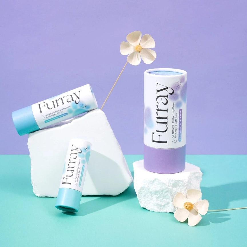 Furray all-natural moisturizing pet balm — pet-safe formula made with natural ingredients