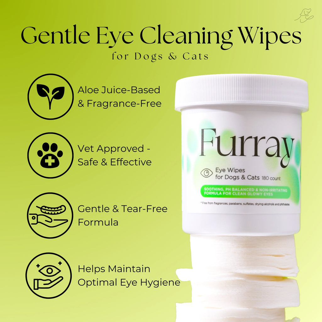 Furray eye wipes — gently clean pets’ eyes with safe natural ingredients