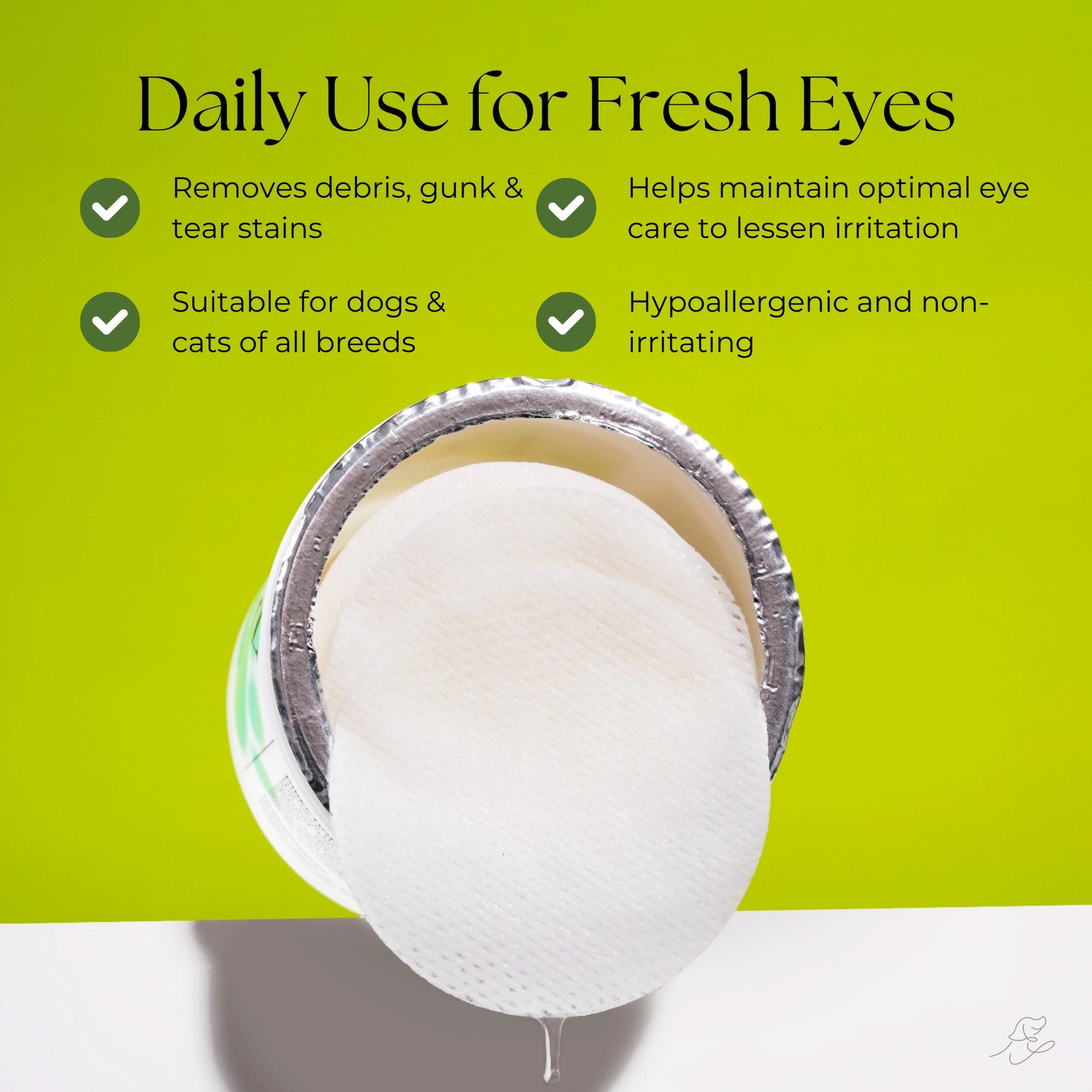 Furray eye wipes — gently clean pets’ eyes with safe natural ingredients