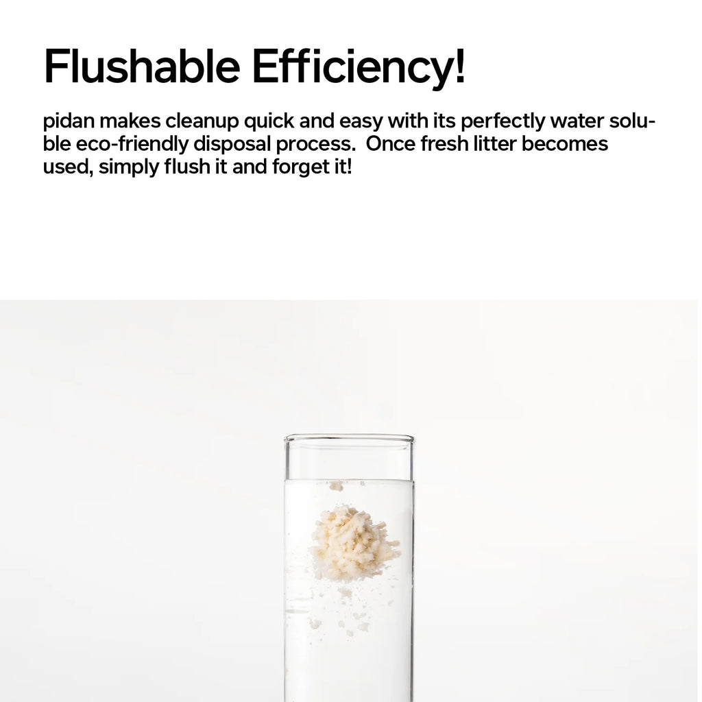 Pidan tofu cat litter — low-dust unscented natural litter for cats